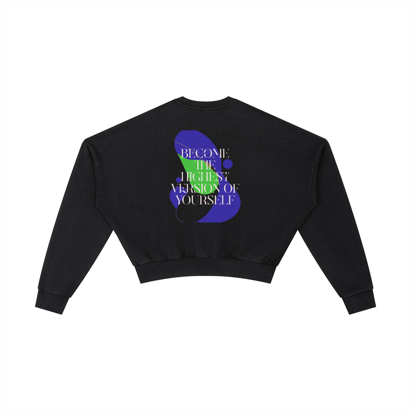 Vintage Washed Cropped Sweatshirt