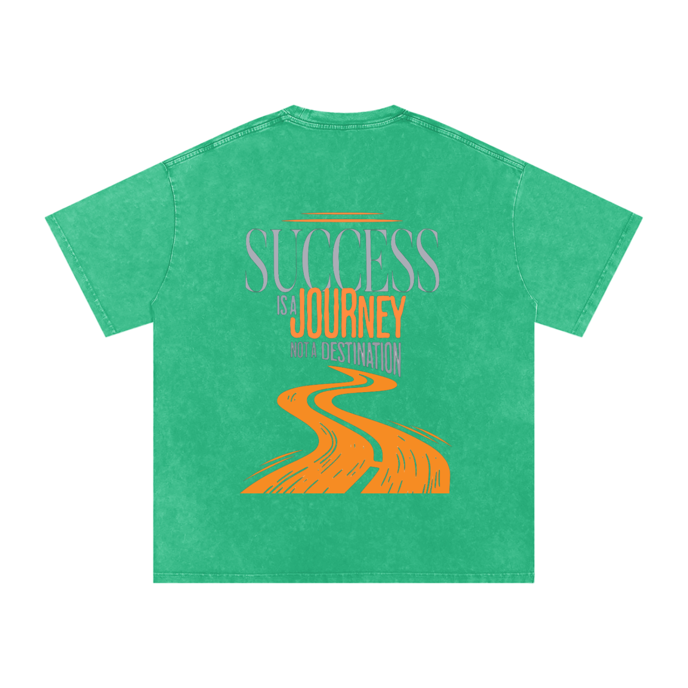 Success Snow Washed Oversized Cotton T-Shirt