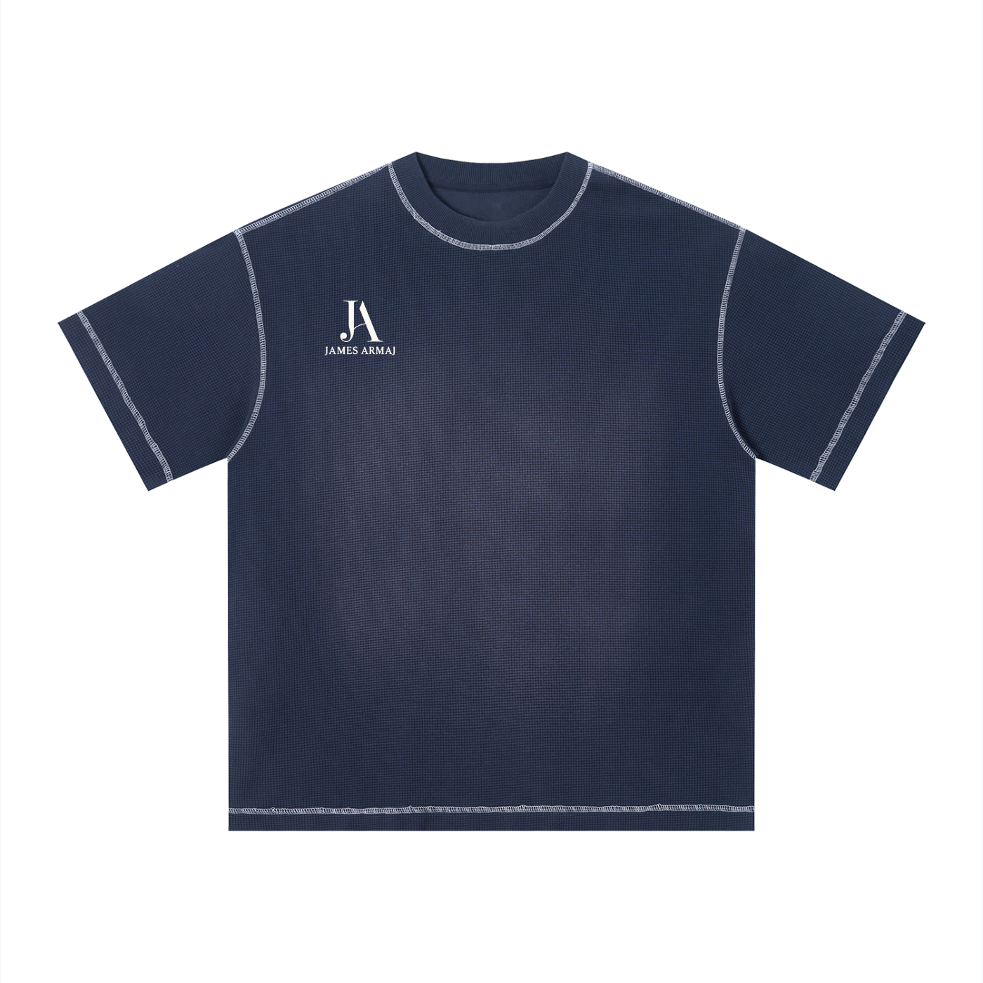 Unisex Sunfade Waffle Boxy T-Shirt