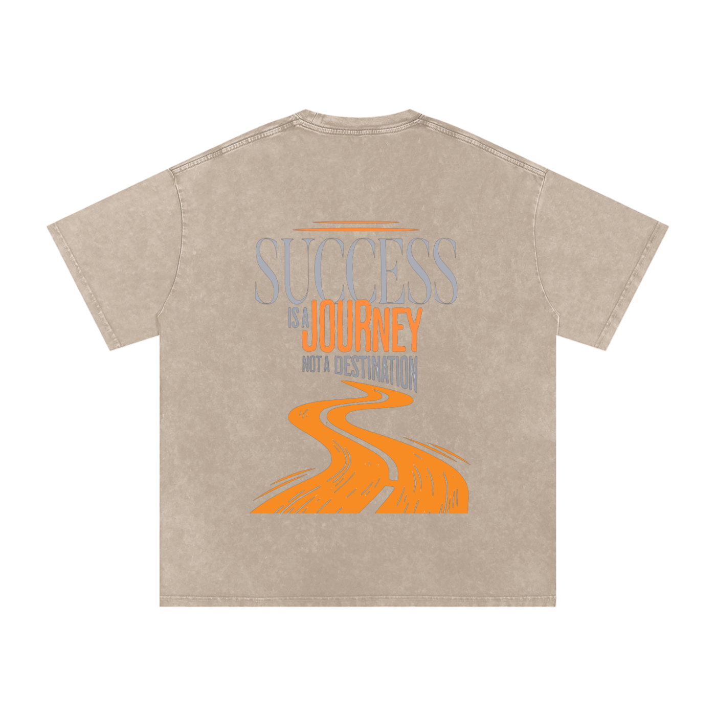 Success Snow Washed Oversized Cotton T-Shirt