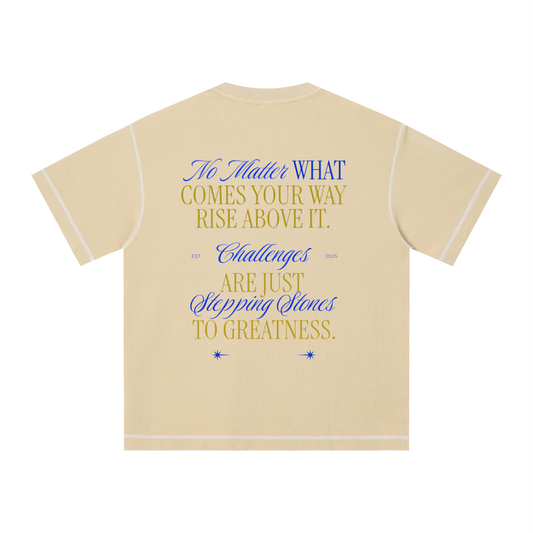 Unisex Sunfade Waffle Boxy T-Shirt