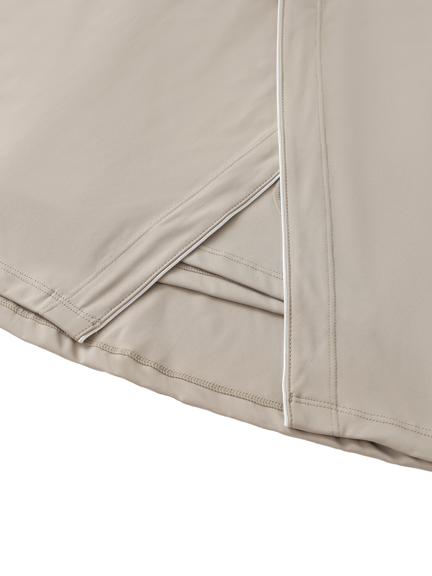 High-Waist Pocketed A-Line Skirt